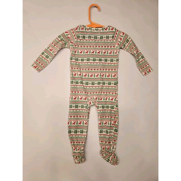 Mud Pie Kids Baby 6-9 Months 1 Pc Reindeer Cotton Red Green Christmas Outfit Set - Picture 4 of 5